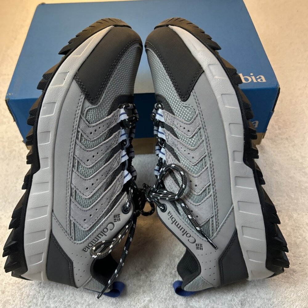 Columbia Strata Trail Low Hiking Shoe Women Size 10 Light Gray/Dark Gray New - Picture 4 of 11